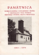 Pamätnica dobrovoľného požiarneho zboru v Necpaloch nad Nitrou